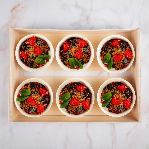 Verrines de tiramisu aux fruits rouges et spéculoos